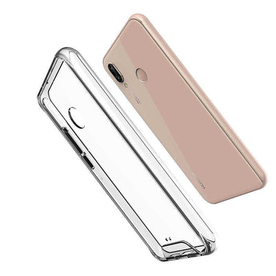 Huawei P20 Lite Kılıf Zore Gard Silikon Renksiz