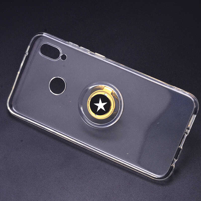 Huawei P20 Lite Kılıf Zore Les Silikon Siyah