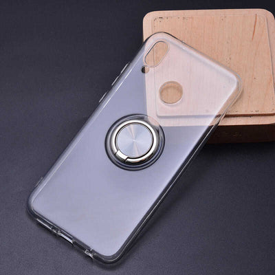 Huawei P20 Lite Kılıf Zore Les Silikon Gri