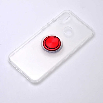 Huawei P20 Lite Kılıf Zore Les Silikon Kırmızı