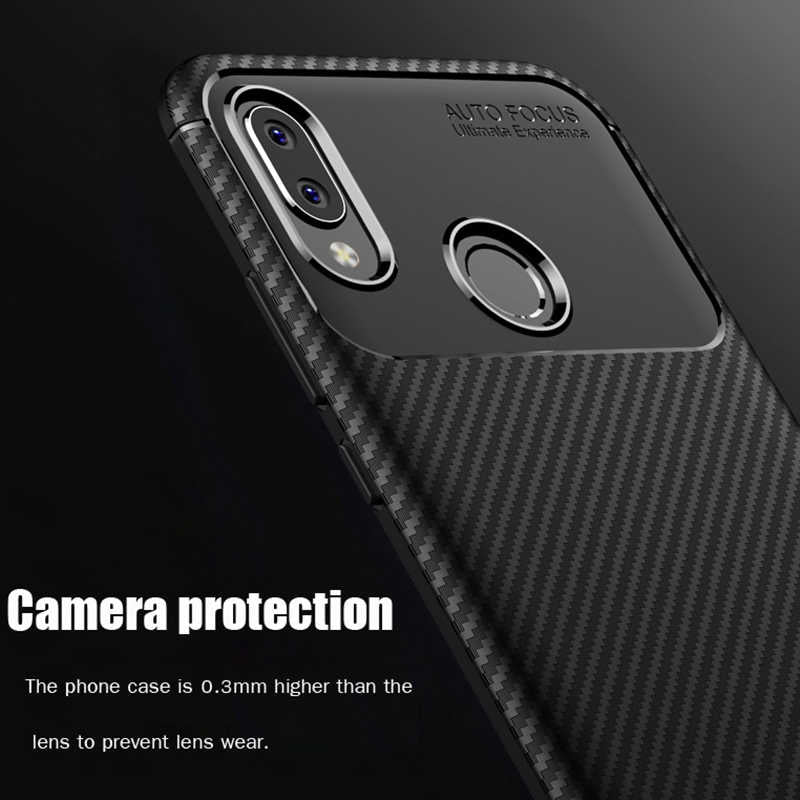 Huawei P20 Lite Kılıf Zore Negro Silikon Kapak Siyah