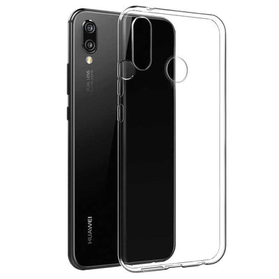 Huawei P20 Lite Kılıf Zore Süper Silikon Kapak Renksiz