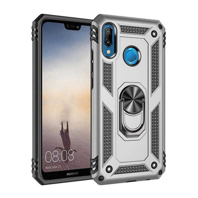 Huawei P20 Lite Kılıf Zore Vega Kapak Siyah