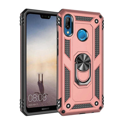 Huawei P20 Lite Kılıf Zore Vega Kapak Rose Gold