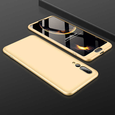 Huawei P20 Pro Kılıf Zore Ays Kapak Gold
