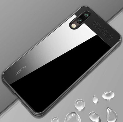 Huawei P20 Pro Kılıf Zore Buttom Kapak Mavi