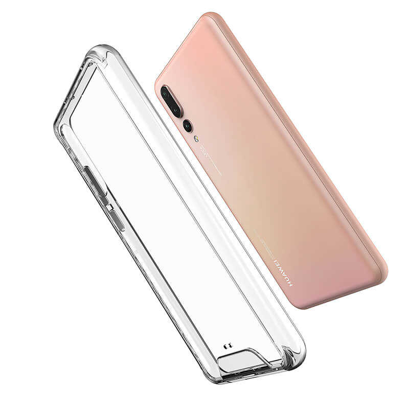 Huawei P20 Pro Kılıf Zore Gard Silikon Renksiz