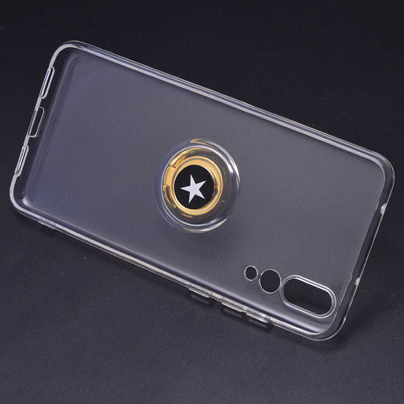 Huawei P20 Pro Kılıf Zore Les Silikon Mavi