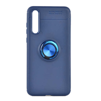 Huawei P20 Pro Kılıf Zore Ravel Silikon Kapak Siyah-Kırmızı