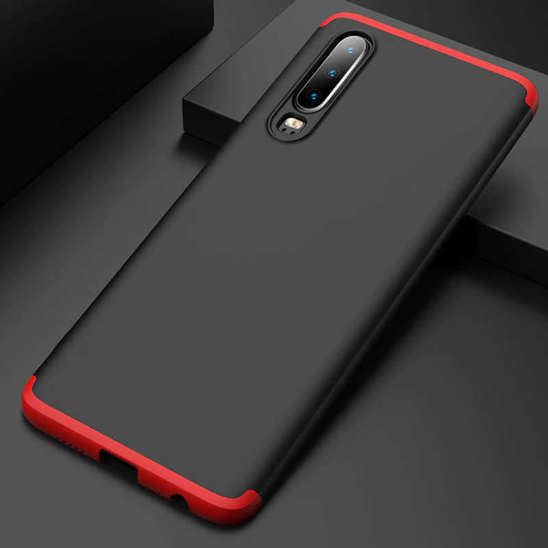 Huawei P30 Kılıf Zore Ays Kapak Siyah