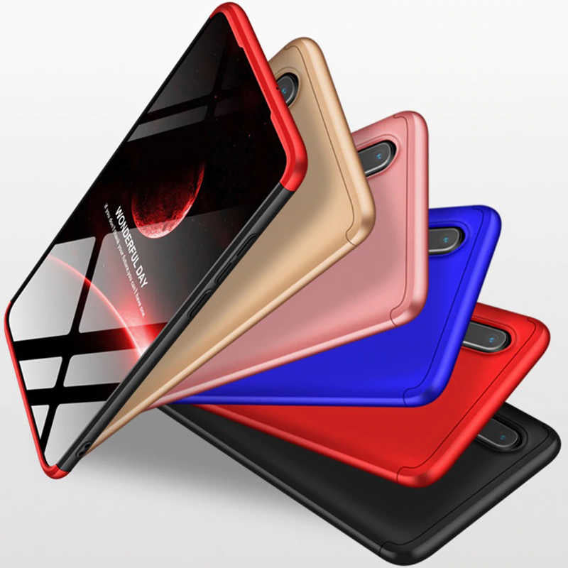 Huawei P30 Kılıf Zore Ays Kapak Siyah-Mavi