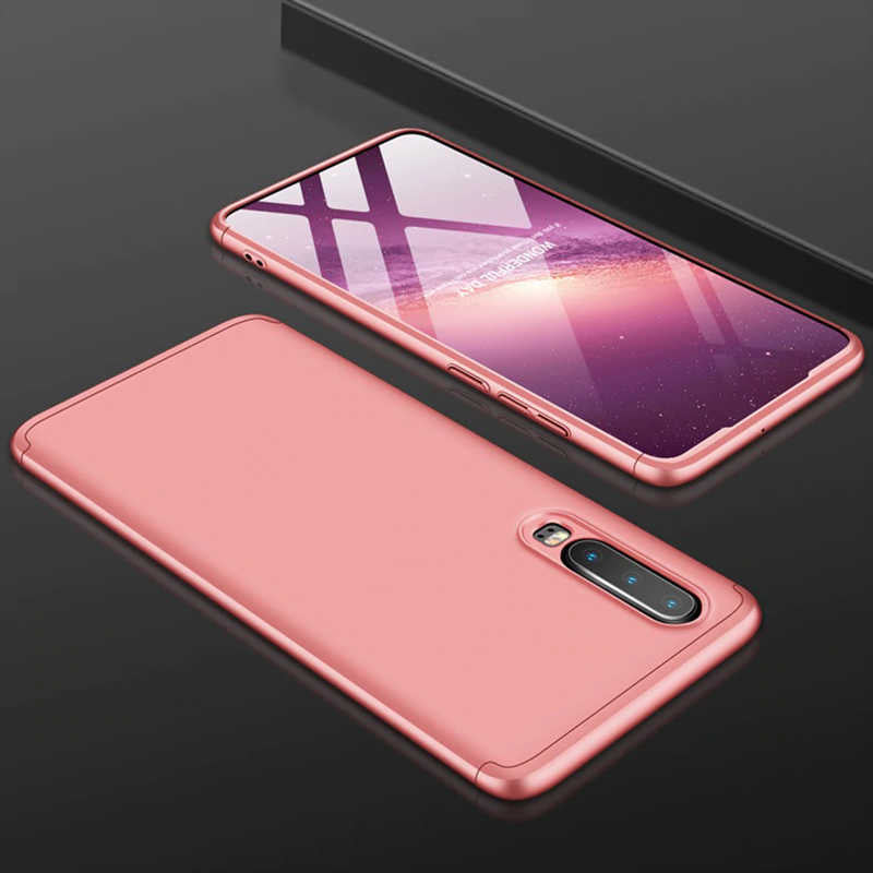 Huawei P30 Kılıf Zore Ays Kapak Rose Gold