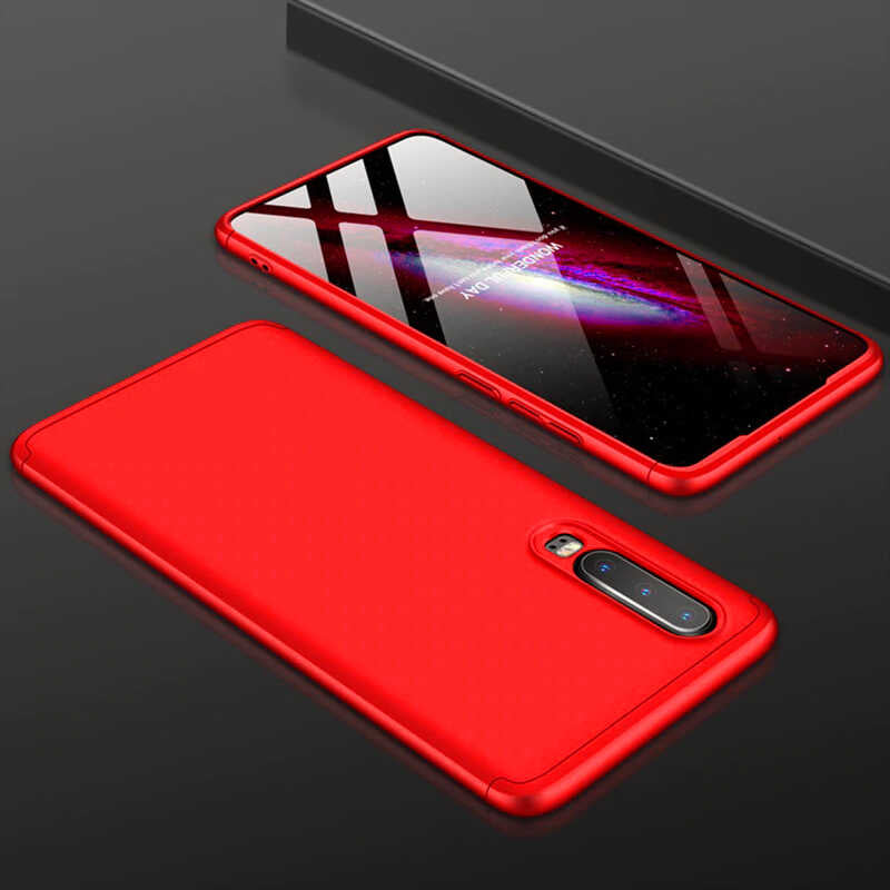 Huawei P30 Kılıf Zore Ays Kapak Kırmızı