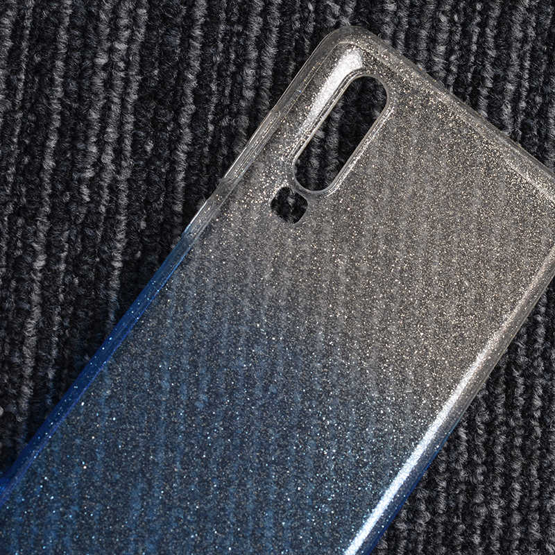 Huawei P30 Kılıf Zore Fogy Silikon Mavi