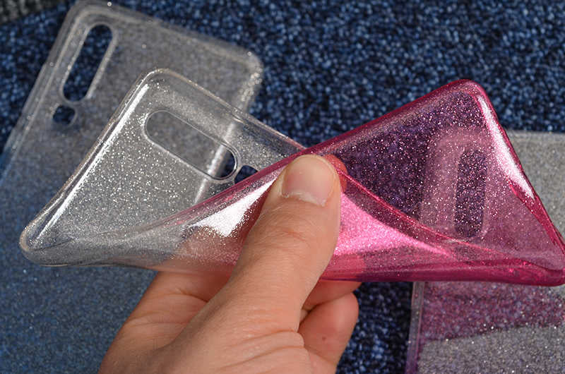 Huawei P30 Kılıf Zore Fogy Silikon Mor