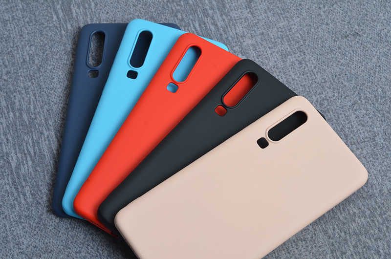 Huawei P30 Kılıf Zore İnci Silikon Mavi Açık