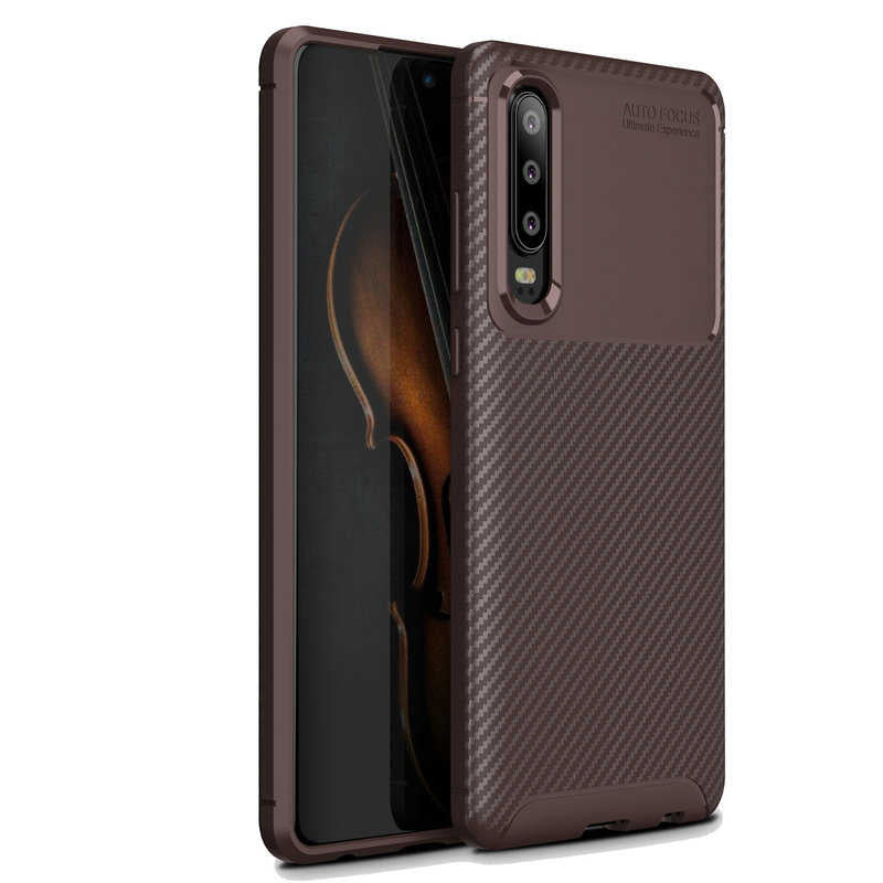 Huawei P30 Kılıf Zore Negro Silikon Kapak Lacivert