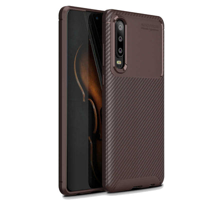 Huawei P30 Kılıf Zore Negro Silikon Kapak Lacivert