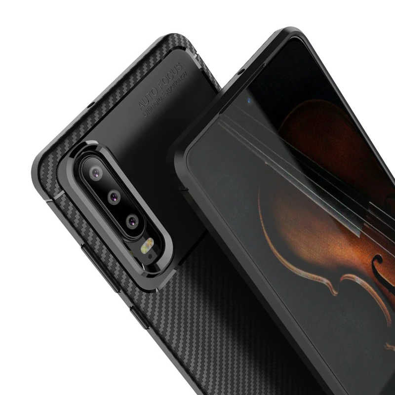 Huawei P30 Kılıf Zore Negro Silikon Kapak Lacivert