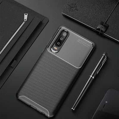 Huawei P30 Kılıf Zore Negro Silikon Kapak Siyah