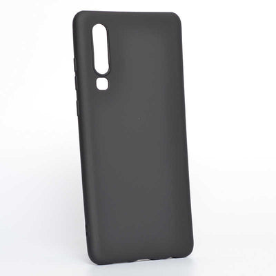 Huawei P30 Kılıf Zore Premier Silikon Kapak Siyah