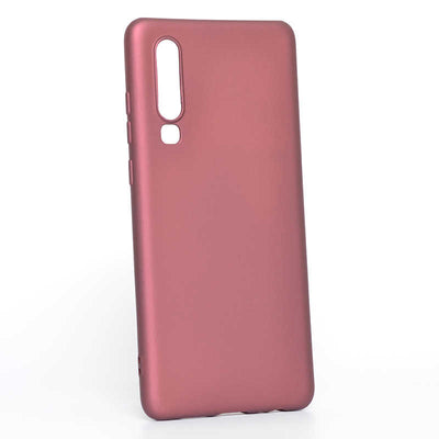 Huawei P30 Kılıf Zore Premier Silikon Kapak Mürdüm