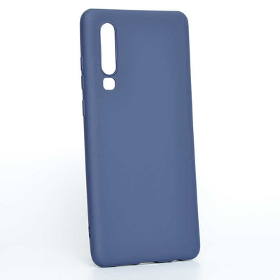 Huawei P30 Kılıf Zore Premier Silikon Kapak Lacivert