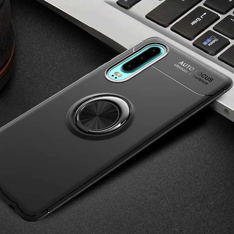 Huawei P30 Kılıf Zore Ravel Silikon Kapak Siyah