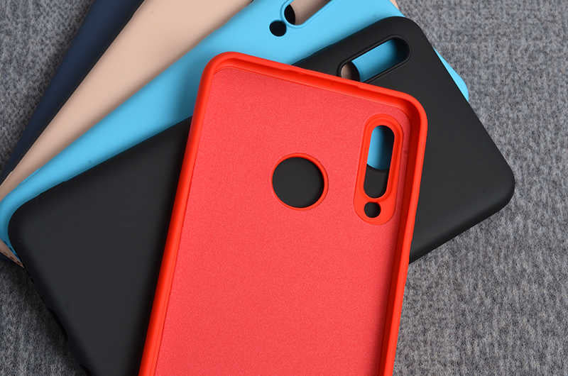Huawei P30 Lite Kılıf Zore İnci Silikon Siyah