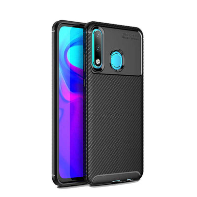 Huawei P30 Lite Kılıf Zore Negro Silikon Kapak Lacivert