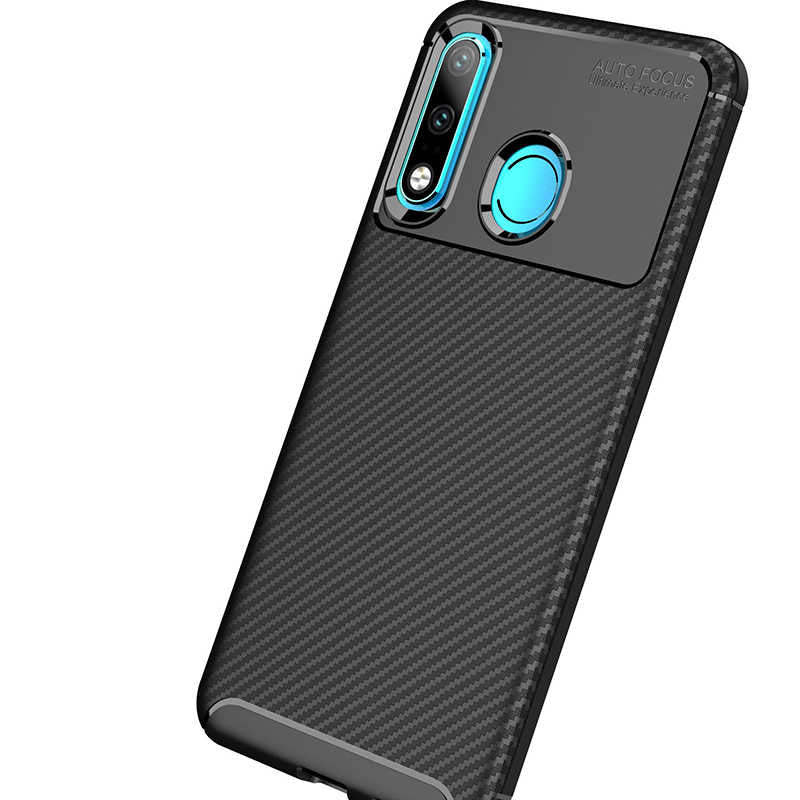 Huawei P30 Lite Kılıf Zore Negro Silikon Kapak Lacivert
