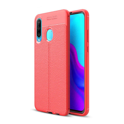 Huawei P30 Lite Kılıf Zore Niss Silikon Kapak Kırmızı