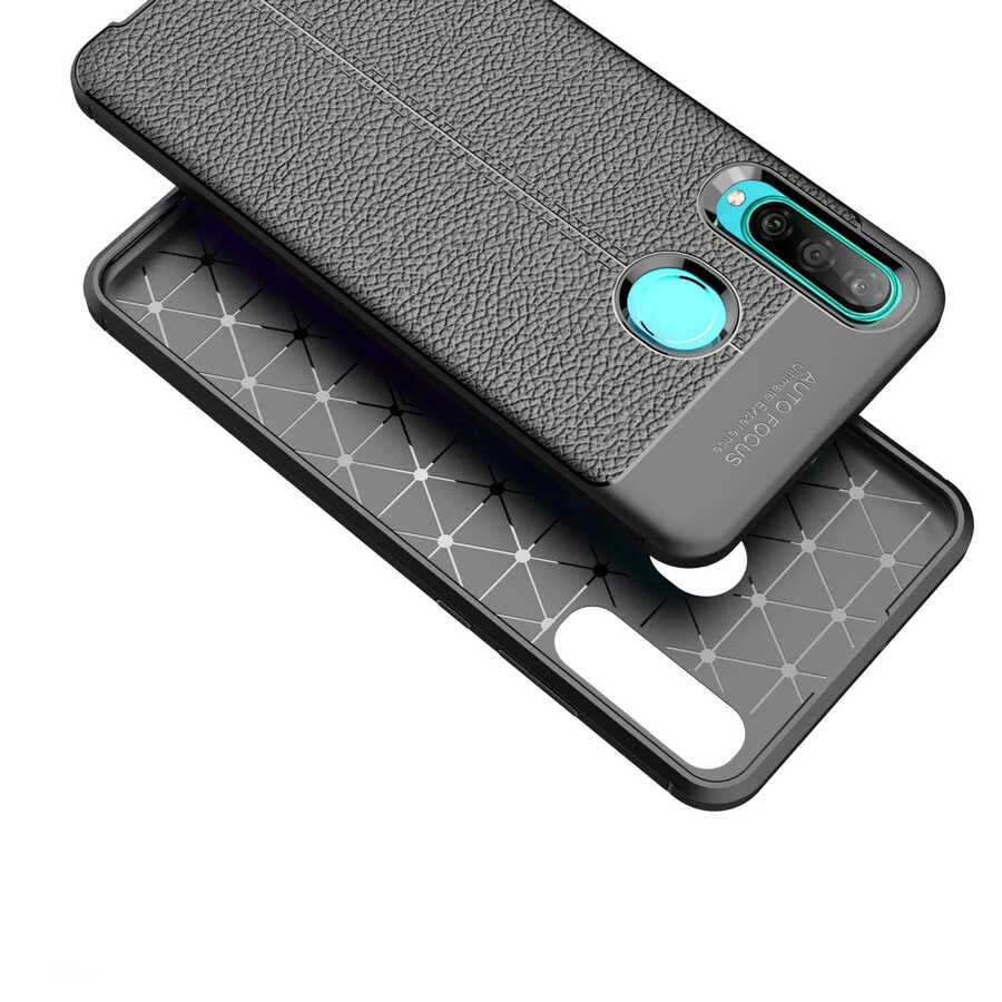 Huawei P30 Lite Kılıf Zore Niss Silikon Kapak Kırmızı