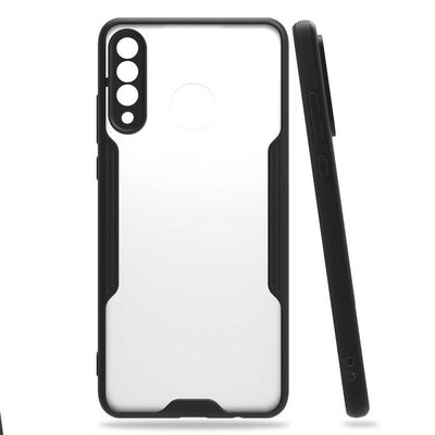 Huawei P30 Lite Kılıf Zore Parfe Kapak Siyah