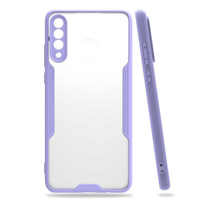 Huawei P30 Lite Kılıf Zore Parfe Kapak Mor