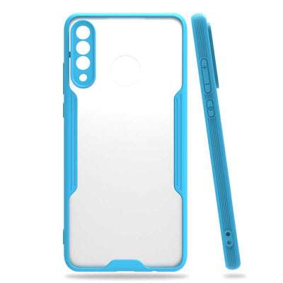 Huawei P30 Lite Kılıf Zore Parfe Kapak Mavi