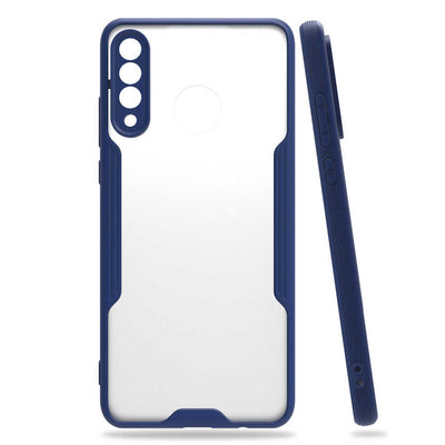 Huawei P30 Lite Kılıf Zore Parfe Kapak Lacivert