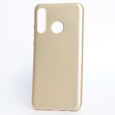 Huawei P30 Lite Kılıf Zore Premier Silikon Kapak Gold