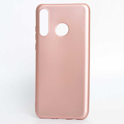 Huawei P30 Lite Kılıf Zore Premier Silikon Kapak Rose Gold