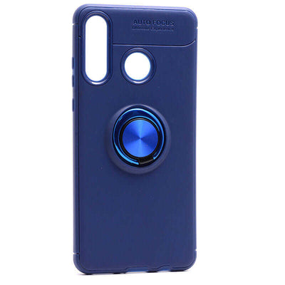 Huawei P30 Lite Kılıf Zore Ravel Silikon Kapak Mavi