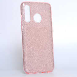 Huawei P30 Lite Kılıf Zore Shining Silikon Rose Gold