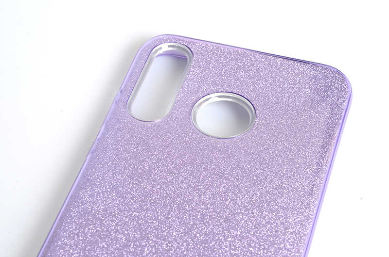 Huawei P30 Lite Kılıf Zore Shining Silikon Siyah