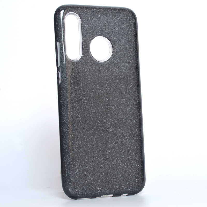 Huawei P30 Lite Kılıf Zore Shining Silikon Siyah