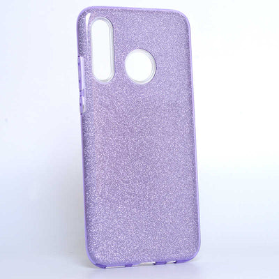Huawei P30 Lite Kılıf Zore Shining Silikon Mor