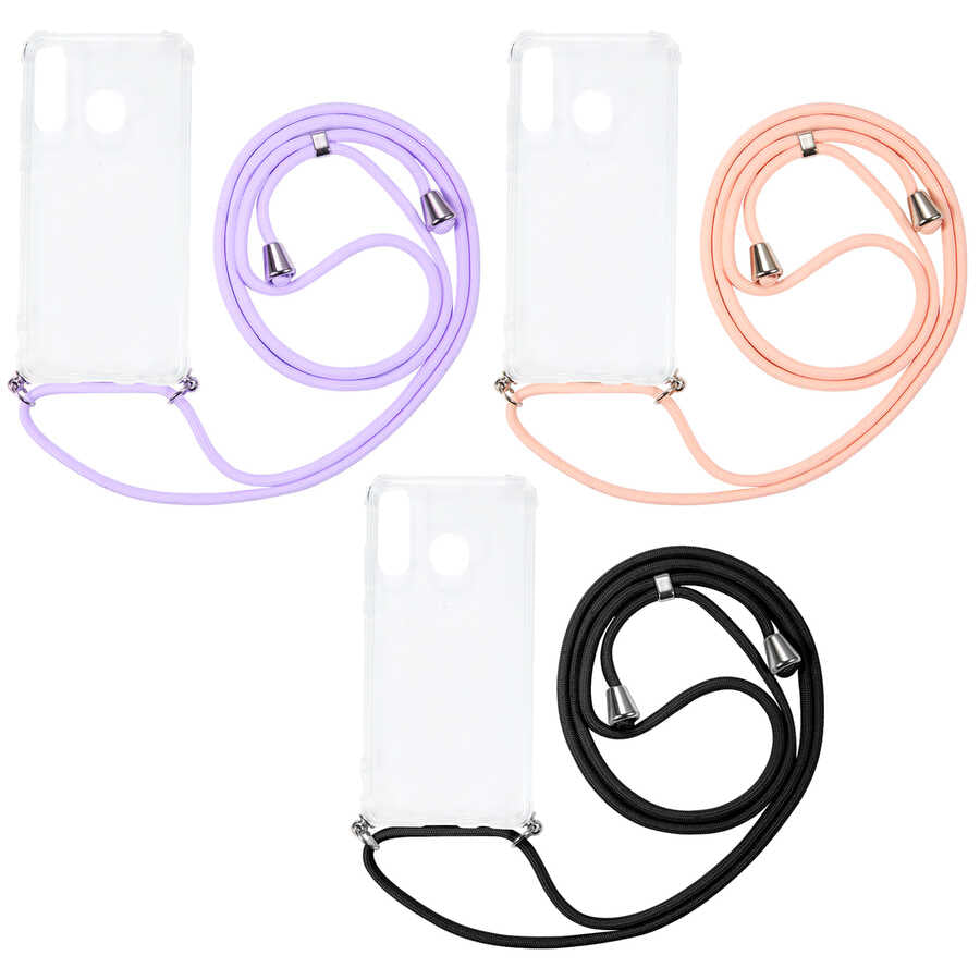 Huawei P30 Lite Kılıf Zore X-Rop Kapak Renksiz