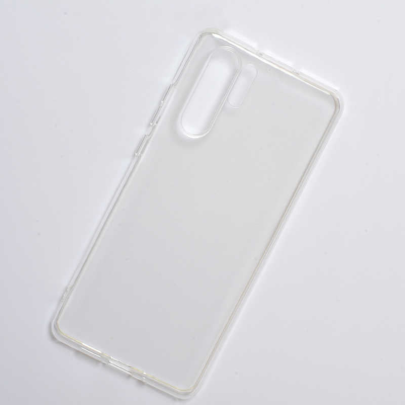 Huawei P30 Pro Kılıf Zore Süper Silikon Kapak Renksiz