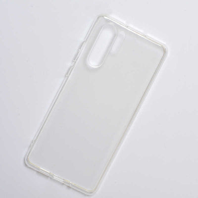 Huawei P30 Pro Kılıf Zore Süper Silikon Kapak Renksiz