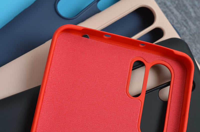 Huawei P30 Pro Kılıf Zore İnci Silikon Pembe Koyu