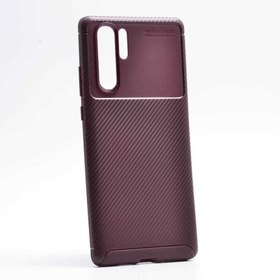 Huawei P30 Pro Kılıf Zore Negro Silikon Kapak Kahverengi
