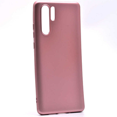 Huawei P30 Pro Kılıf Zore Premier Silikon Kapak Rose Gold